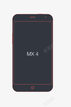 MX4手机线框效果素材