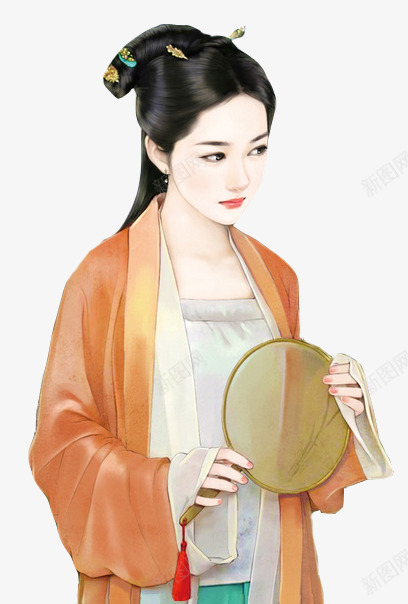 古典长裙美女扇子png免抠素材_88icon https://88icon.com 古典 扇子 美女 长裙