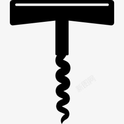 软木塞Corkscrew图标高清图片