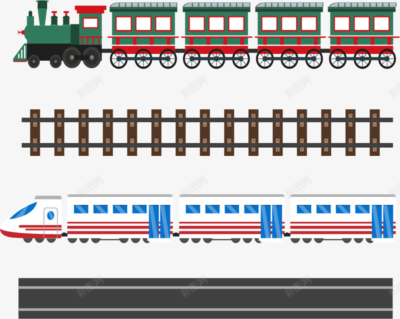 火车动车交通工具片png免抠素材_88icon https://88icon.com 交通 交通工具 动车 火车 铁轨