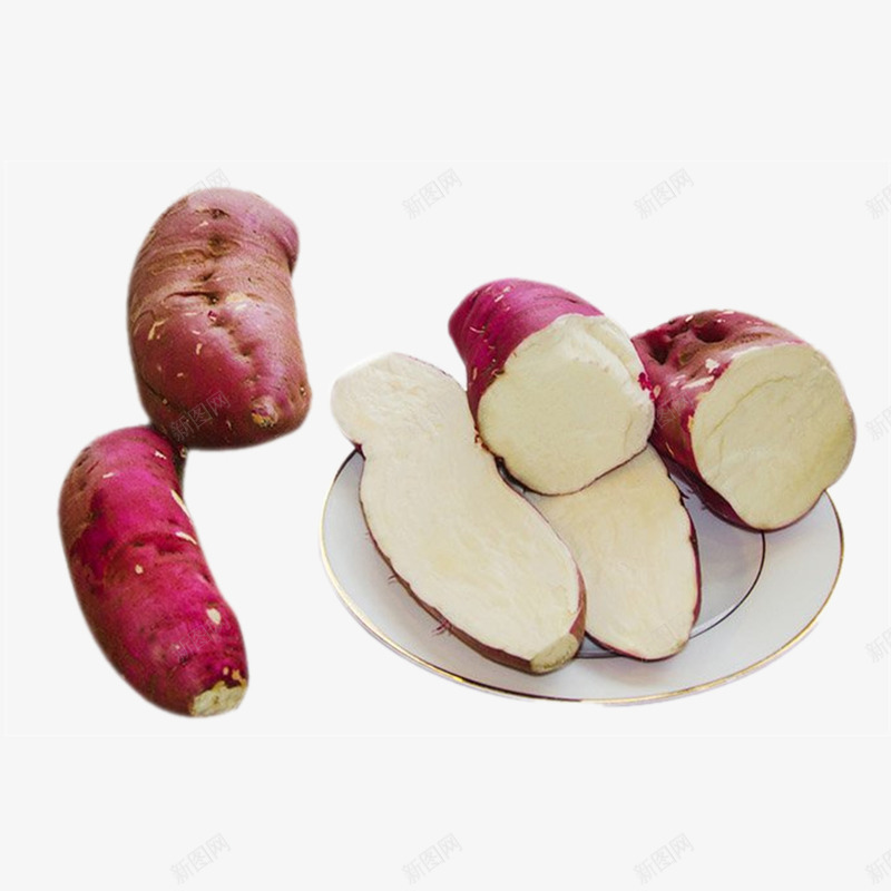 新鲜白瓤红薯png免抠素材_88icon https://88icon.com 农场 地瓜 山芋 新鲜白瓤 甘面 番薯 红薯