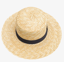 卡其色度假旅游男士沙滩帽实物素材