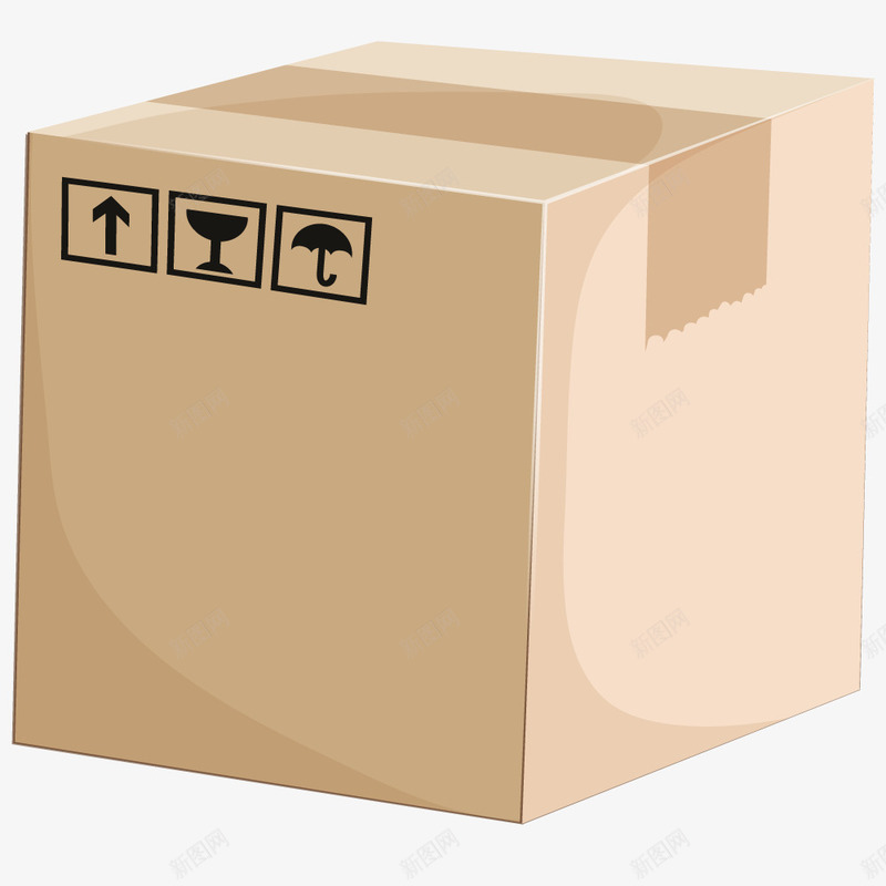 货物运输箱子png免抠素材_88icon https://88icon.com 包裹 物流快递 纸箱 货物 货物物流 货运