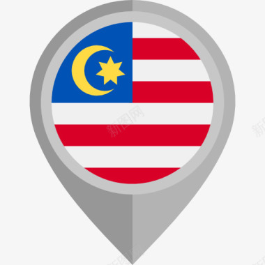 赛车旗马来西亚图标图标