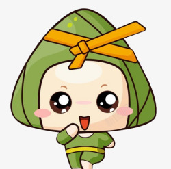 呆萌的粽子粽子高清图片