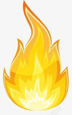 火焰标志卡通火苗火标志矢量图图标图标