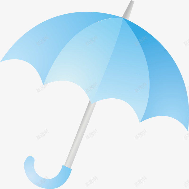 雨伞元素矢量图ai免抠素材_88icon https://88icon.com png 卡通 矢量元素 蓝色的雨伞 雨伞矢量 矢量图