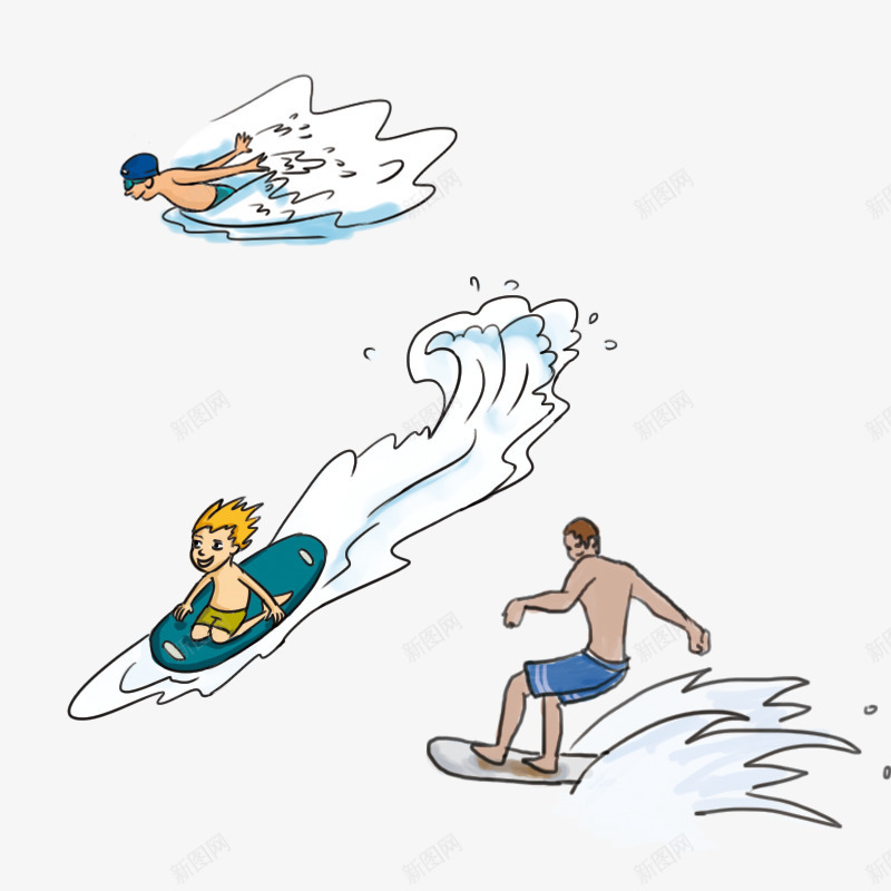 海边冲浪卡通手绘png免抠素材_88icon https://88icon.com 小孩 手绘 沙滩美女 海洋小动物 海滨浴场 漫画