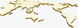 金色世界地图金属世界地图高清图片
