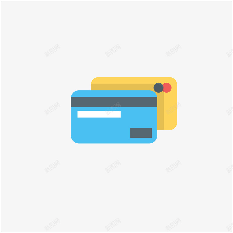 扁平化信用卡png免抠素材_88icon https://88icon.com ppt素材 扁平化 扁平化元素 背面银行卡 银行卡 银行卡模型