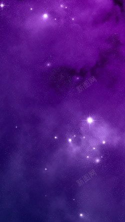 紫色星空白色光点素材
