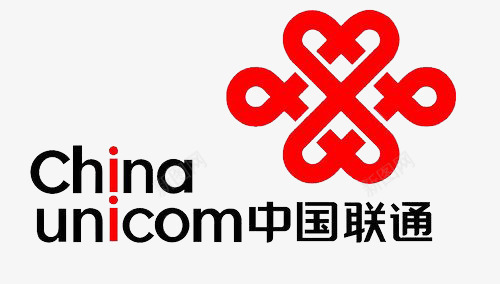 矢量婚礼logo中国联通透明LOGO图标图标