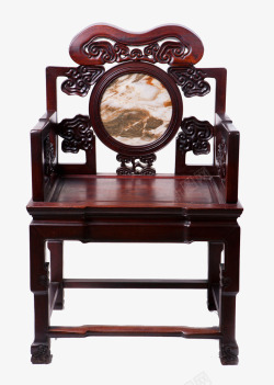 中国传统水墨画红木家具图高清图片