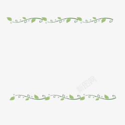薰衣草叶子实用植物花边边框高清图片