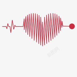 心脏元素心脏健康矢量图高清图片
