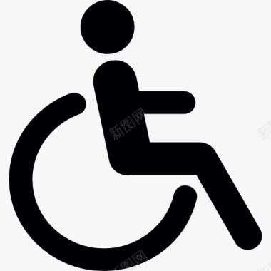医院专用轮椅轮椅图标图标