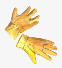 金色的手套素材