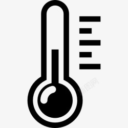 温度计的水银温度计图标高清图片