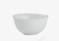 白色餐具碗侧面图素材
