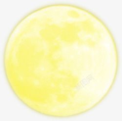 黄色发光的月亮中秋背景素材