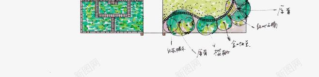 马克笔庭院png免抠素材_88icon https://88icon.com 中式庭院 中式庭院小景观 平面设计PNG背景 景观设计中式小景 环境设计平面结构分析 马克笔庭院