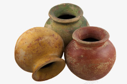 陶瓷水罐彩色蓄水陶瓷罐子高清图片