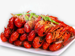 美味的小龙虾简约时尚美味小食小龙虾高清图片