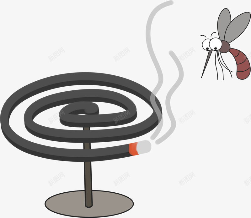 蚊子蚊香烟动物png免抠素材_88icon https://88icon.com 动物 烟 蚊子 蚊香