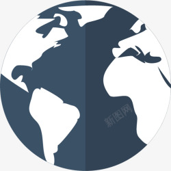 简约地球图案素材