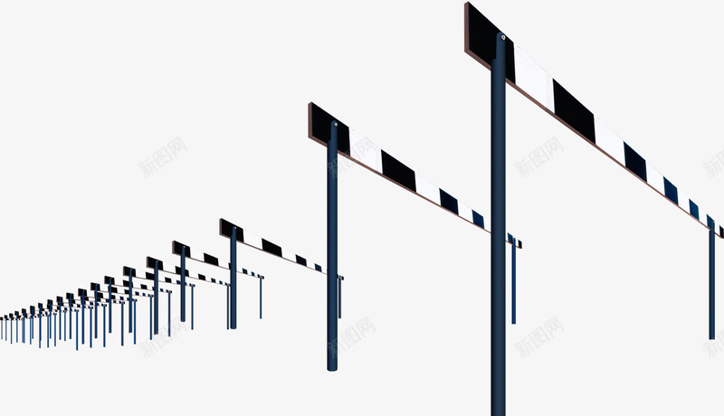 百米跨栏png免抠素材_88icon https://88icon.com 体育 百米 赛跑 跨栏