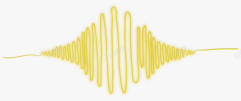金色音波线png免抠素材_88icon https://88icon.com 动感曲线 曲线 矢量曲线 语音波纹 音波 音波线 音量波动
