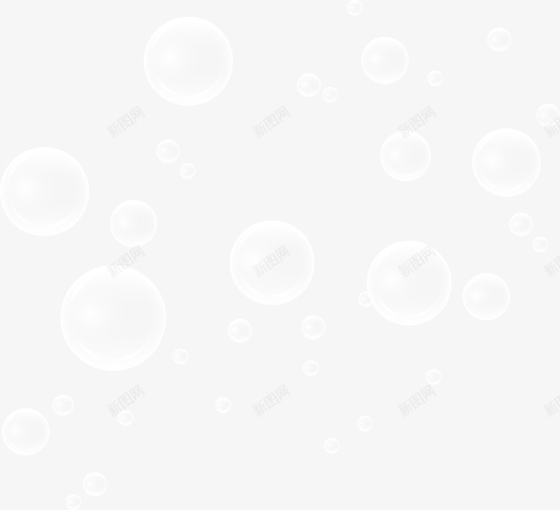 手绘气泡矢量图ai免抠素材_88icon https://88icon.com 手绘 气泡 水珠 泡泡 装饰 透明的气泡 矢量图