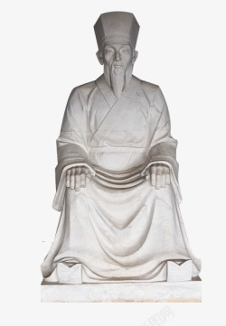 王阳明雕像素材