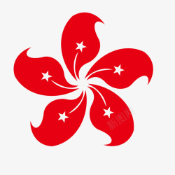 香港地铁logo香港紫荆花区旗图标高清图片