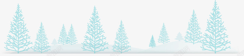 圣诞雪树木png免抠素材_88icon https://88icon.com 圣诞 圣诞节 平安夜 树木 耶诞节 雪地