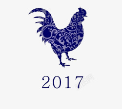 2017鸡年雄鸡图素材