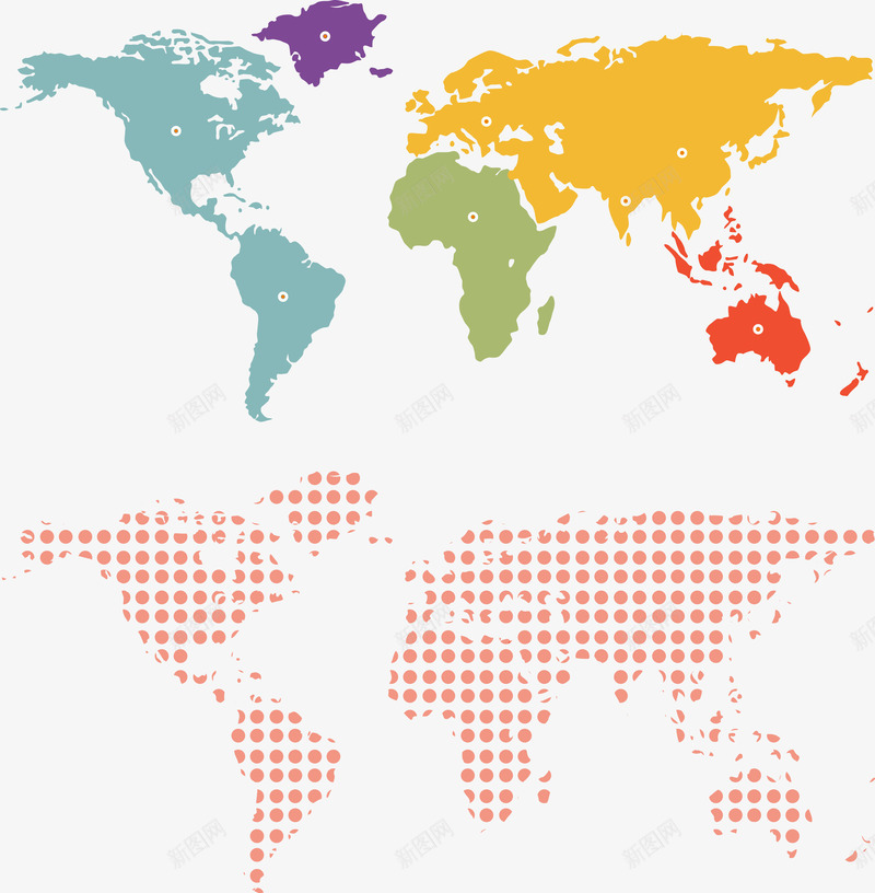 世界地图矢量图ai免抠素材_88icon https://88icon.com 世界地图 地图 粉色 矢量图