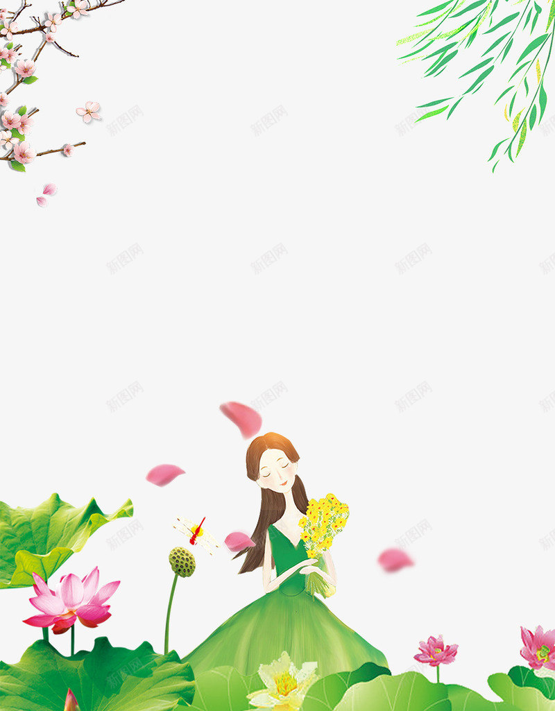 小清新夏至二十四节气背景创意边psd免抠素材_88icon https://88icon.com 24节气之夏至 二十四节气 传统夏至节气 农历夏至 唯美 夏天 夏至 夏至节气 小清新夏至二十四节气背景创意边框免费下载 清新 节气 荷叶 荷花