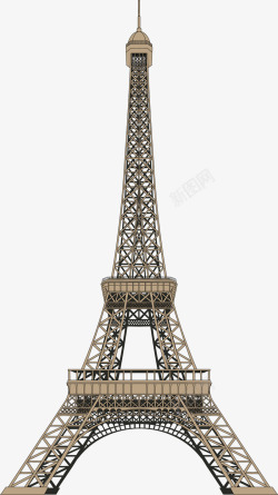 法国景点青铜铁塔高清图片