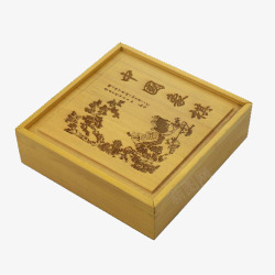 木质中国象棋棋盒素材