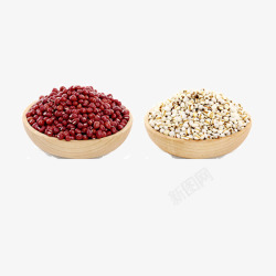 红豆薏米平面素材