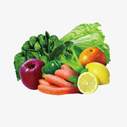 果蔬元素新鲜果蔬矢量图高清图片