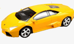 黄色汽车模型素材