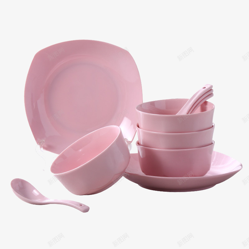 粉色系套碗系列psd免抠素材_88icon https://88icon.com 套碗 套碗系列 小清新风格套碗 简约风格套碗 粉色系套碗 陶瓷套碗 餐饮用品