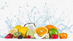 洗水果缤纷的水果高清图片