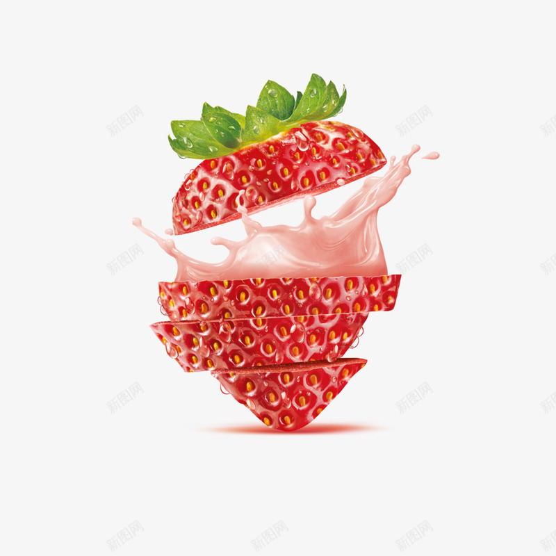 被切开的草莓png免抠素材_88icon https://88icon.com 水果 美食广告png素材 美食广场 草莓 被切开的草莓 餐饮广告海报png 餐饮广告海报png素材