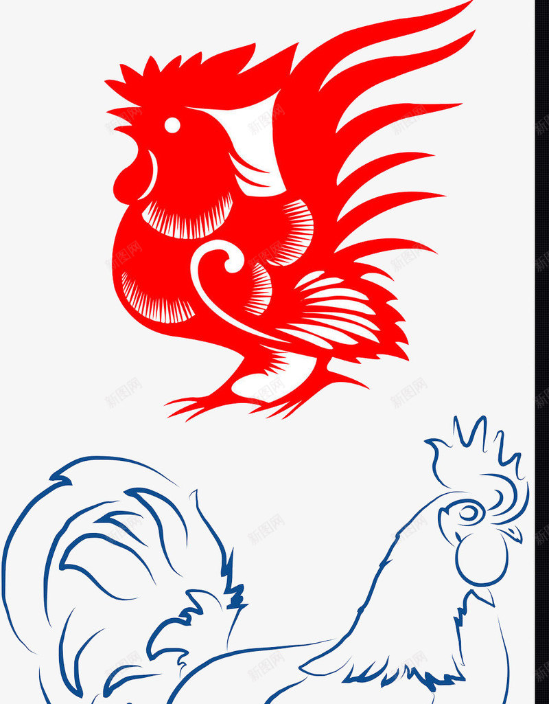 鸡年来了png免抠素材_88icon https://88icon.com 2017 动物 吉祥 鸡年