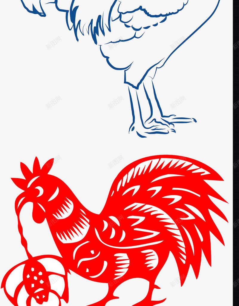 鸡年来了png免抠素材_88icon https://88icon.com 2017 动物 吉祥 鸡年