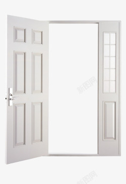 打开的门现代化门高清图片