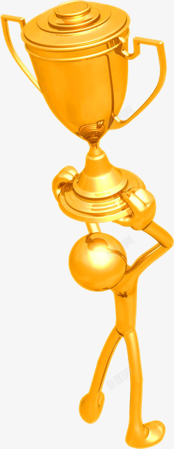 金奖杯素材